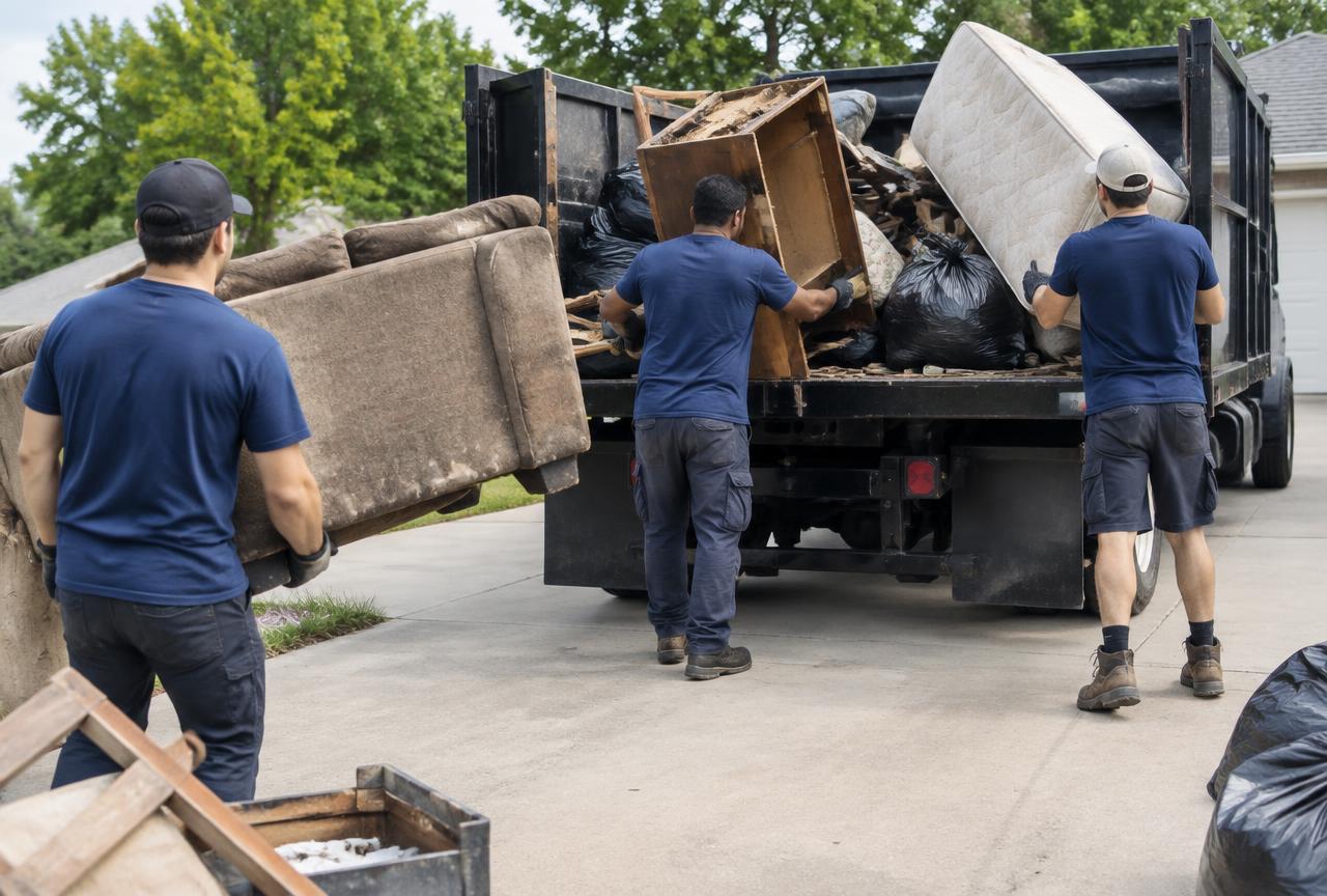 Junk Removal by ITH Moving in Kansas City